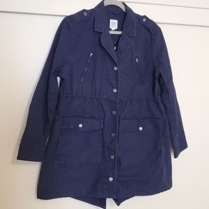 Gap Navy Maternity Military Jacket
